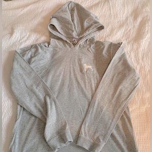 The Black Dog long sleeve hooded long sleeve T-shirt